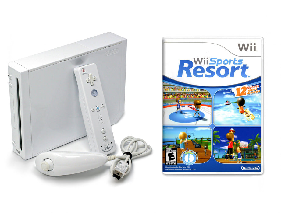  Nintendo Wii Console, White (Renewed) : Video Games