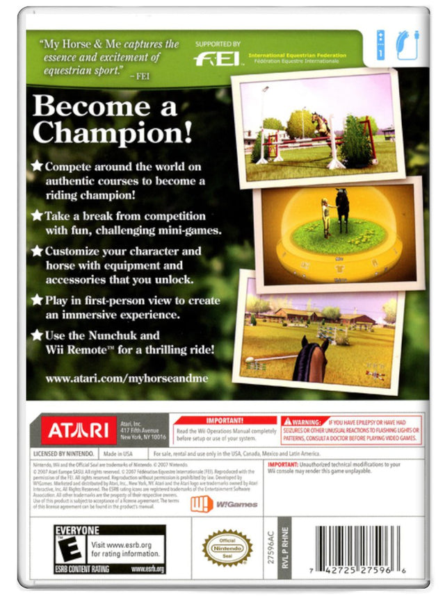 My Horse and Me - Nintendo Wii (Refurbished)