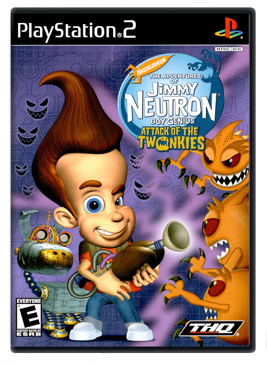 Adventures of Jimmy Neutron Boy Genius Attack of Twonkies - Nintendo G –  Voomwa, image size:876x1200