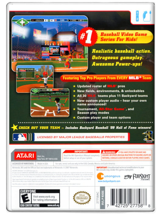 Backyard Baseball 10 - Nintendo Wii (Refurbished)