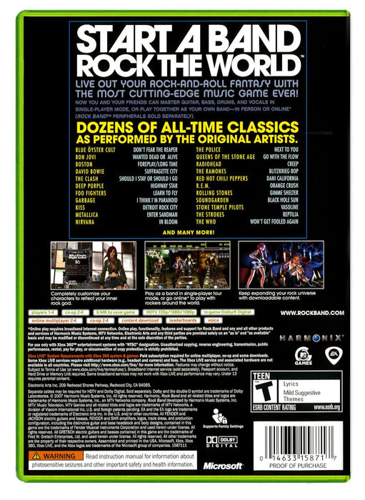 Rock Band - Xbox 360 (Refurbished)