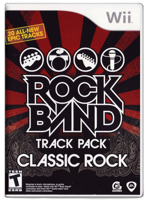 Rock Band Track Pack Classic Rock - Nintendo Wii (Refurbished)