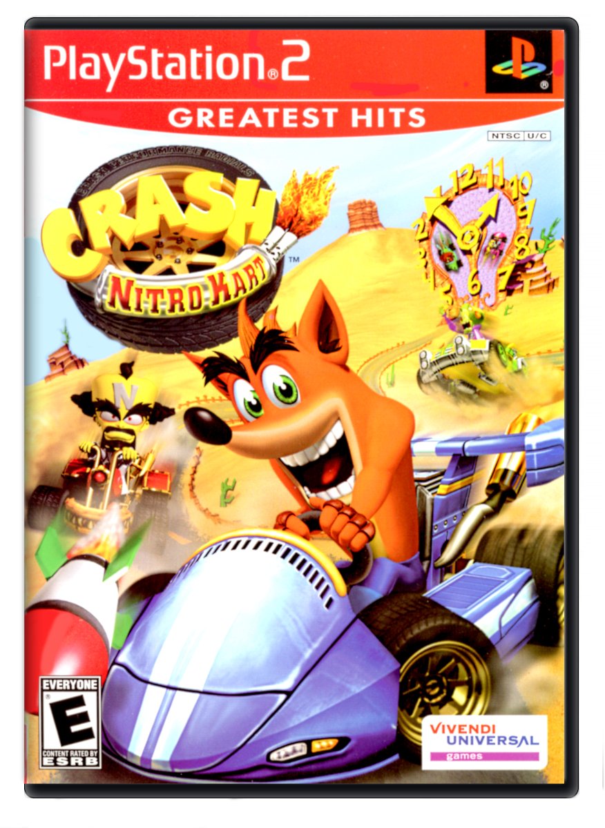  Crash Nitro Kart - PlayStation 2 (Renewed) : Video Games