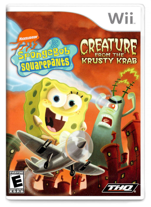 SpongeBob Squarepants: Creature from Krusty Krab - Nintendo Wii (Refurbished)