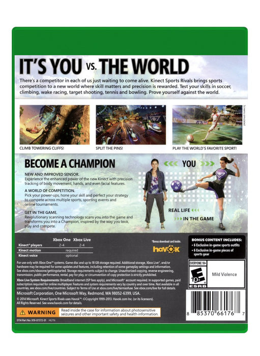 Kinect Sports Rivals - Xbox One (Refurbished)