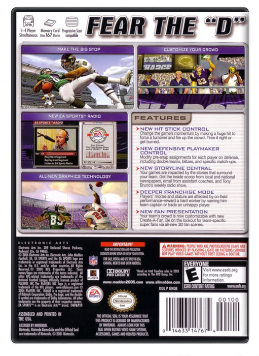 Madden NFL 2005 - Nintendo GameCube (Refurbished)
