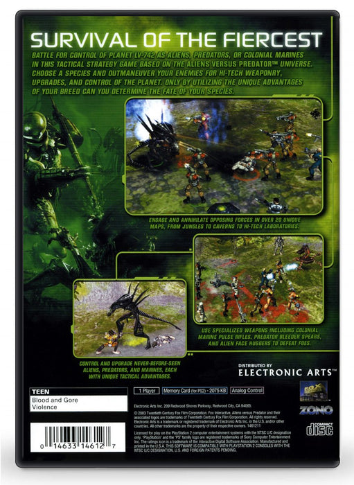 Aliens Vs Predator Extinction - PlayStation 2 (Refurbished)
