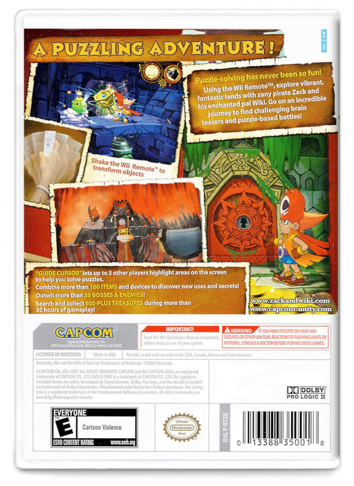 Zack & Wiki Quest for Barbaros Treasure - Nintendo Wii (Refurbished)
