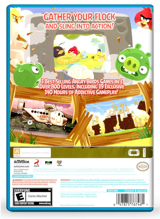 Angry Birds Trilogy - Nintendo Wii U (Refurbished)