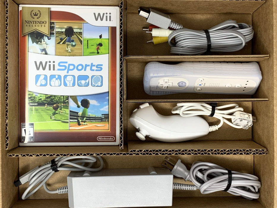 Nintendo Wii Console White - Wii Sports (Refurbished - Very Good)