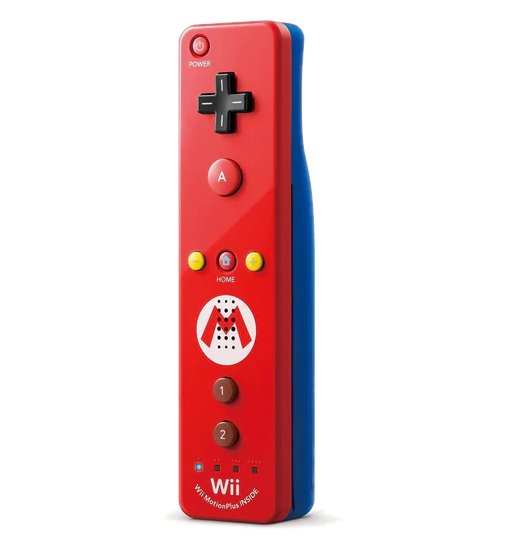 Official OEM Wii Remote by Nintendo + Pick Color & Motion Plus (Refurbished)