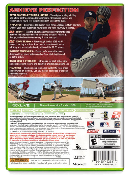 MLB 2K13 - Xbox 360 (Refurbished)