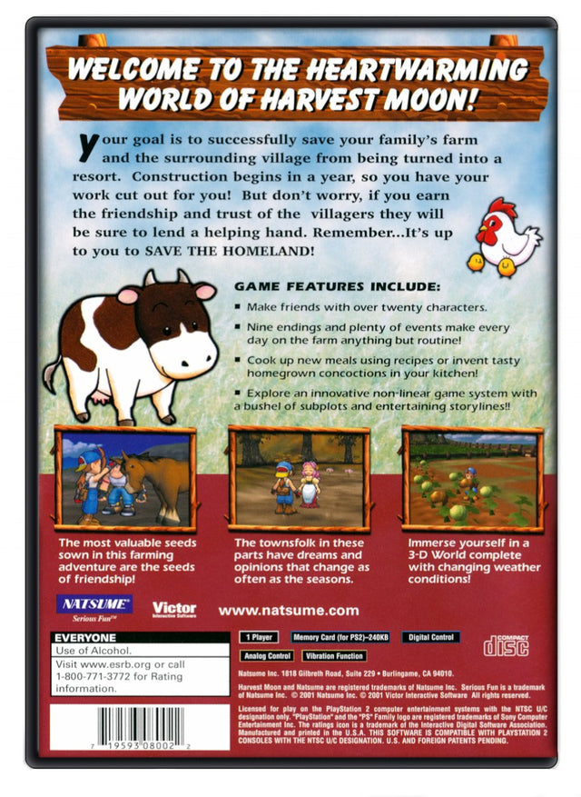 Harvest Moon Save the Homeland - PlayStation 2 (Refurbished)