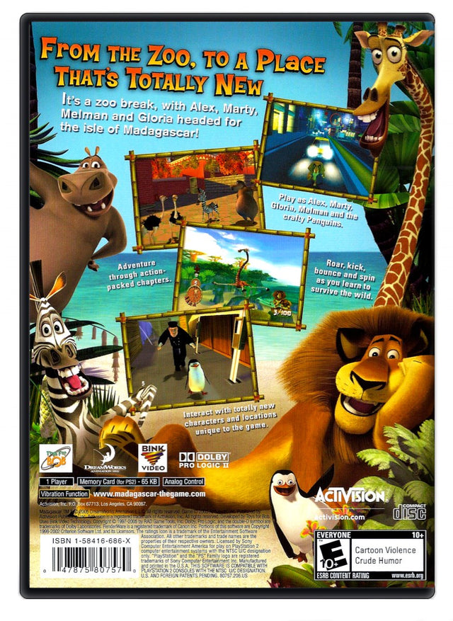 Madagascar - PlayStation 2 (Refurbished)