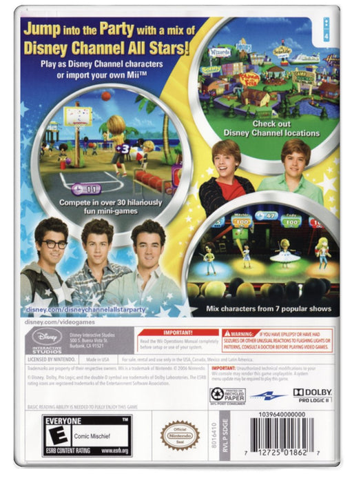 Disney Channel All Star Party - Wii (Refurbished)