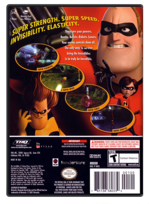Incredibles - Nintendo GameCube (Refurbished)