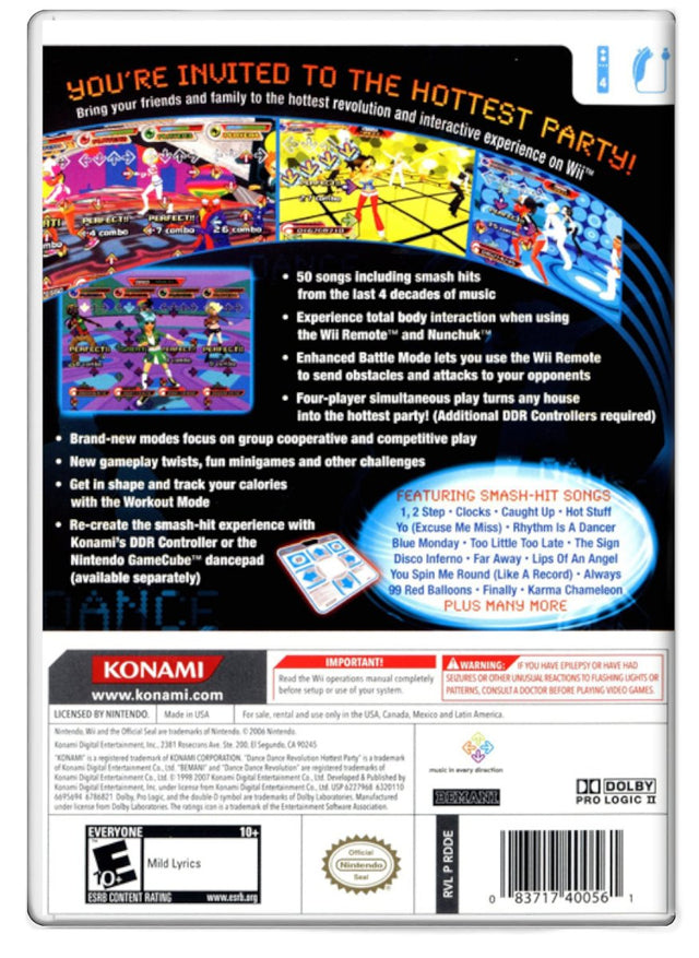 Dance Dance Revolution: Hottest Party - Nintendo Wii (Refurbished)