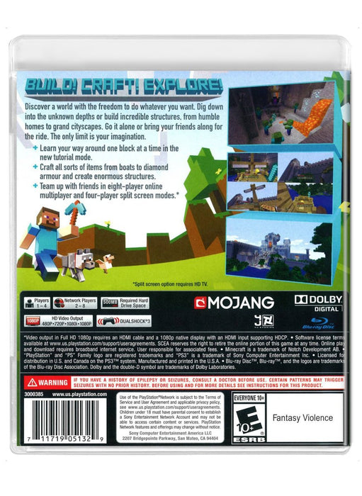 Minecraft - PlayStation 3 (Refurbished)