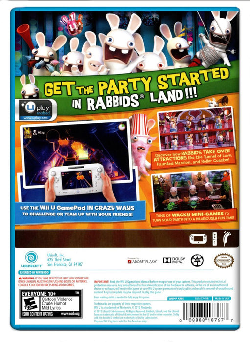 Rabbids Land - Nintendo Wii U (Refurbished)