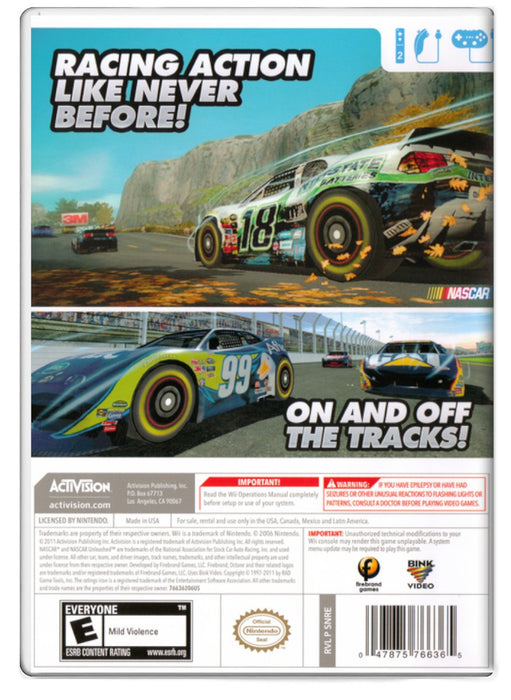 NASCAR Unleashed - Nintendo Wii (Refurbished)