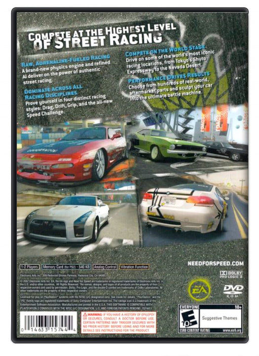 Need for Speed Prostreet - PlayStation 2 (Refurbished)