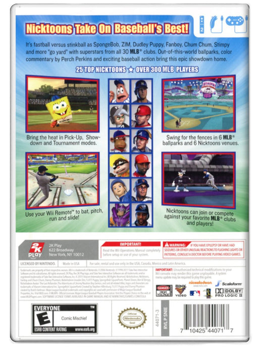 Nicktoons MLB - Nintendo Wii (Refurbished)