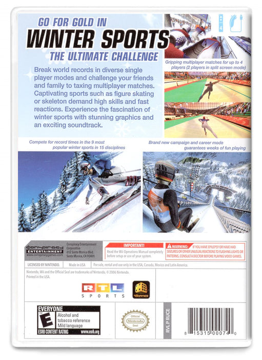 Winter Sports: The Ultimate Challenge - Nintendo Wii (Refurbished)