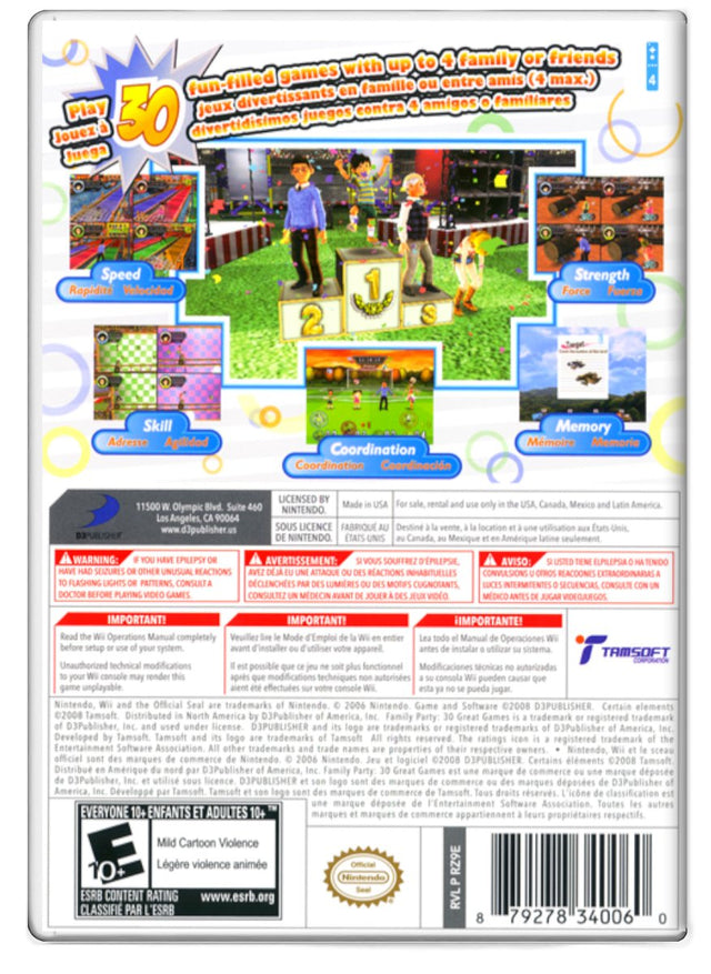 Family Party 30 Great Games - Nintendo Wii (Refurbished)