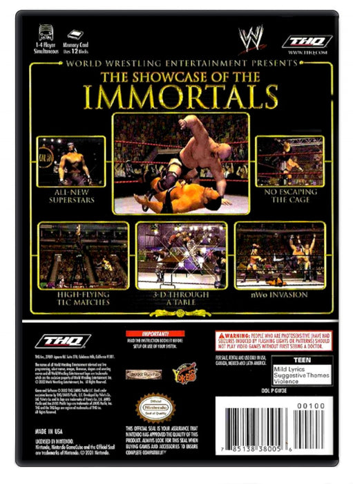 WWE WrestleMania X8 - Nintendo GameCube (Refurbished)
