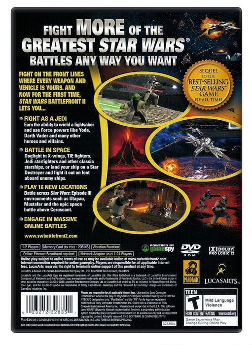 Star Wars Battlefront II - PlayStation 2 (Refurbished)