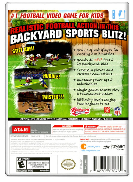 Backyard Football 2010 - Nintendo Wii (Refurbished)