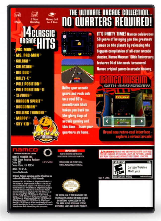 Namco Museum 50th Anniversary - Nintendo GameCube (Refurbished)