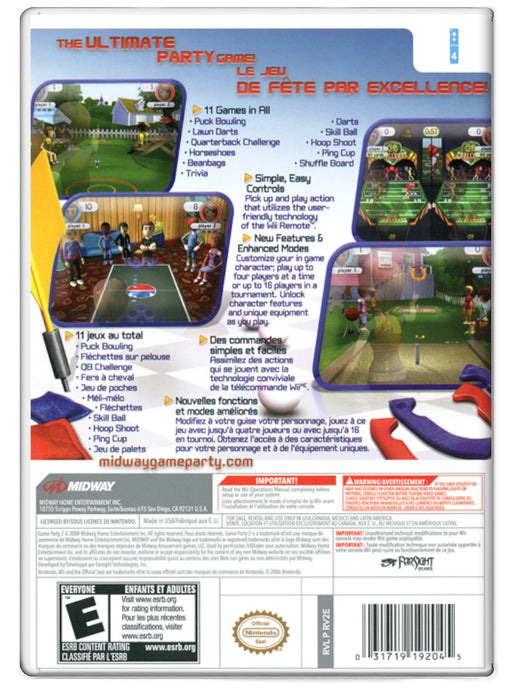 Game Party 2 - Nintendo Wii (Refurbished)