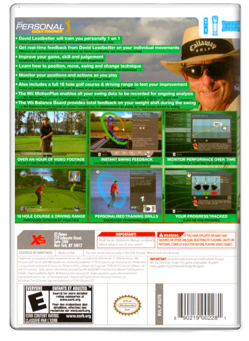 My Personal Golf Trainer - Nintendo Wii (Refurbished)
