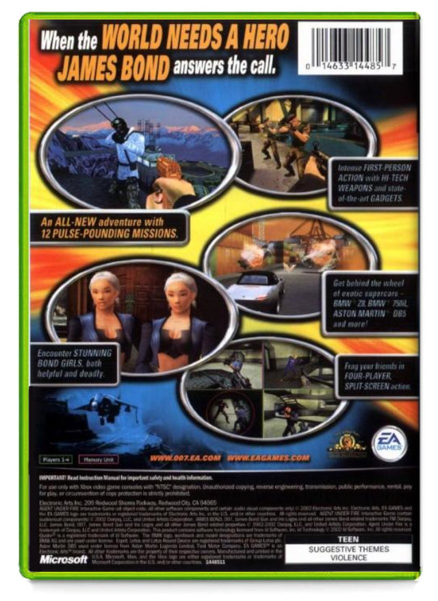 James Bond 007: Agent Under Fire - Xbox Original (Refurbished)