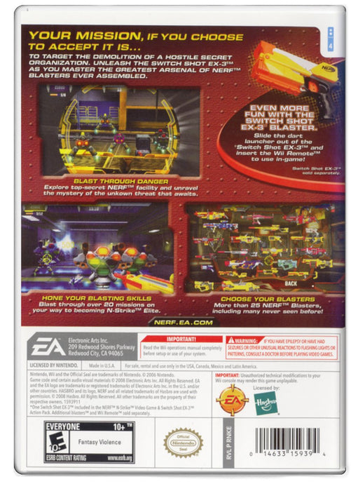 Nerf N-Strike - Nintendo Wii (Refurbished)