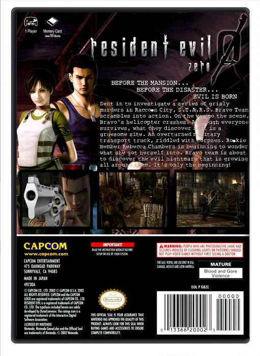 Resident Evil Zero - Nintendo GameCube (Refurbished)