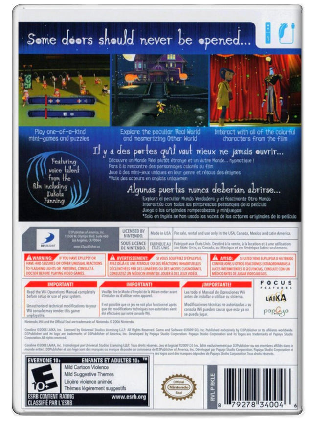 Coraline - Nintendo Wii (Refurbished)