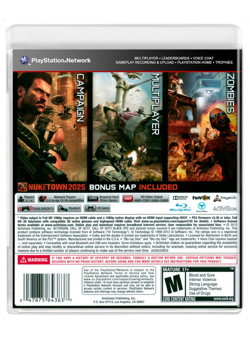 Call of Duty Black Ops II - PlayStation 3 (Refurbished)