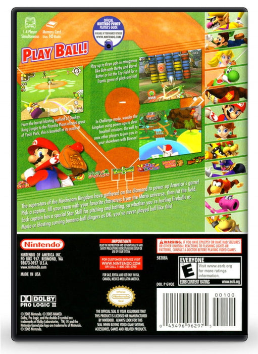 Mario Superstar Baseball - Nintendo GameCube (Refurbished)