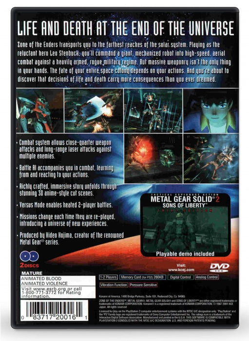 Zone of the Enders - PlayStation 2 (Refurbished)