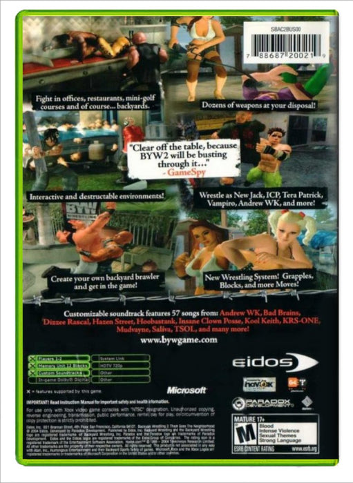 Backyard Wrestling 2: There Goes The Neighborhood - Xbox (Refurbished)