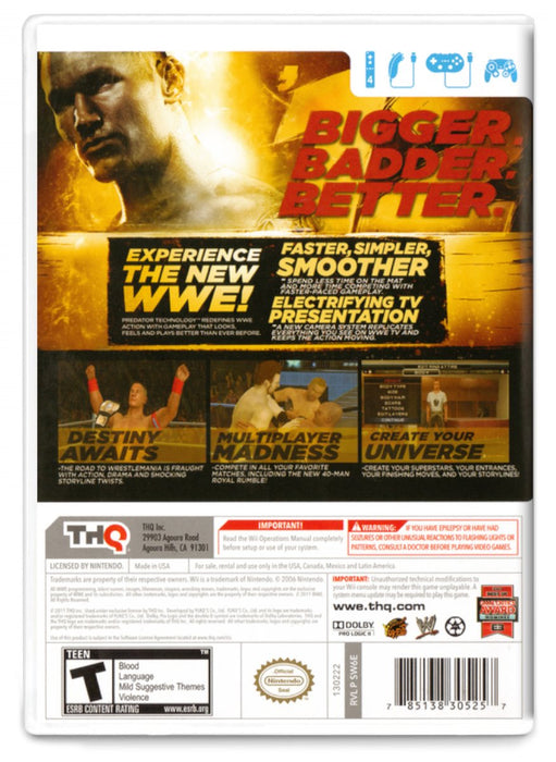 WWE 12 - Nintendo Wii  (Refurbished)