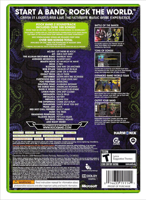Rock Band 2 - Xbox 360 (Refurbished)