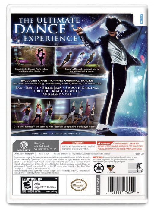 Michael Jackson the Experience - Nintendo Wii (Refurbished)