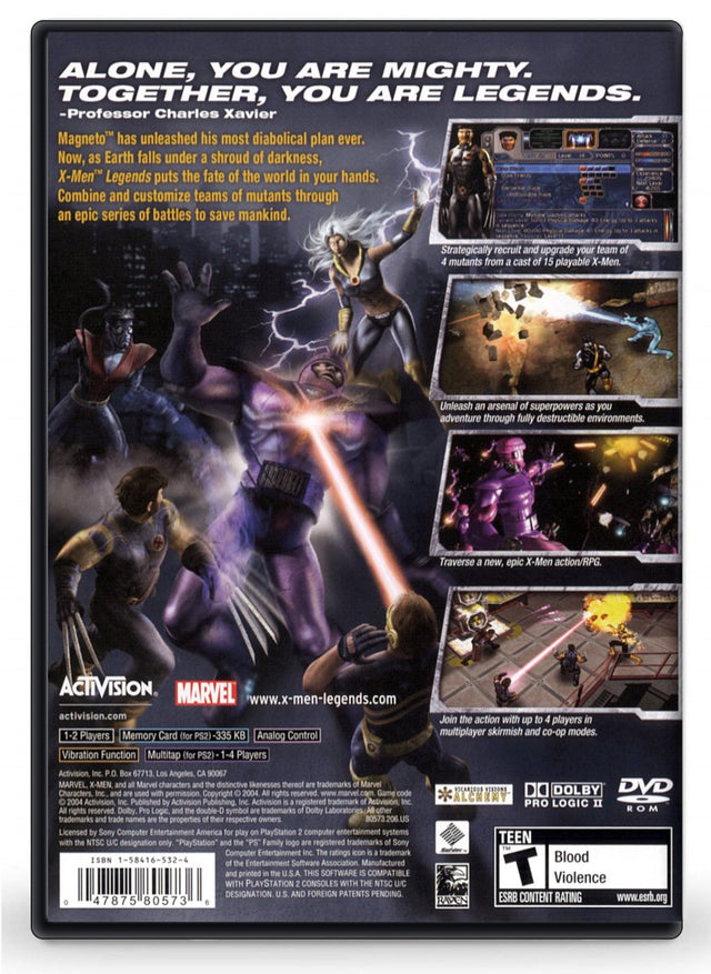 X-Men Legends - PlayStation 2 (Refurbished)