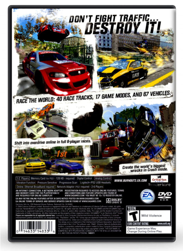 Burnout 3 Takedown - PlayStation 2 (Refurbished)