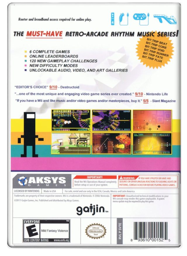 Bit Trip Complete - Nintendo Wii (Refurbished)