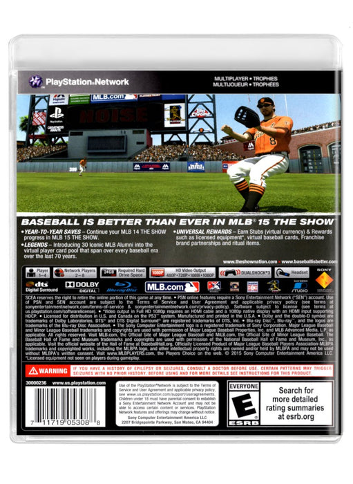 MLB 15 The Show - PlayStation 3 (Refurbished)
