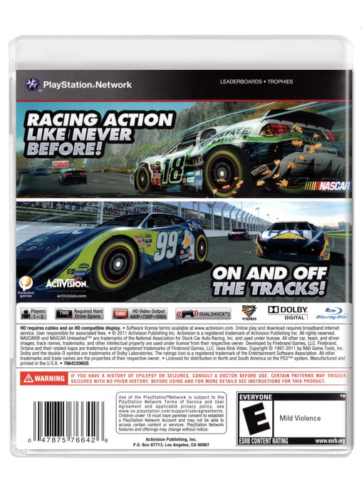 NASCAR Unleashed - PlayStation 3 (Refurbished)